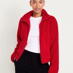 NWT Old Navy Sherpa Zip Jacket